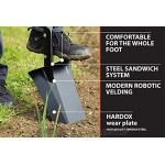 EFEKT ergonomische Spatenschaufel | Nur 1,7 kg professionelles Gerät für die Gartenarbeit usw. | Innovativen 142 cm ergonomischer L-Griff mit Thermogriff | HARDOX Aluminium e22