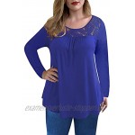 Women's Long Sleeve Tops Women's Knitted Long Sleeve Shirt Loose V Neck Tops Sweatshirt Mehrfarbig