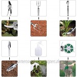 FIAMER Gartenwerkzeug-Set zum Entfernen von Unkraut im Freien robust rostfrei Gartenausrüstung Kultivator Umpflanzung Unkrautgabel Unkraut Rechen