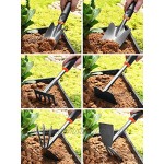 Gartengeräte,4 Stück Garten Werkzeug Set,Robuste Gartenwerkzeug mit Ergonomische Anti-Rutsch-Griff Gartenwerkzeuge-Geschenkset
