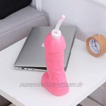 Amosfun 2Pcs Kunststoff-Flasche für Bere Cup Wasser für Partit Bachelor oder Junggesellinnenabschied