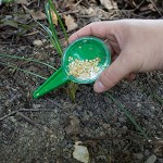 Pikierstab Gartenwerkzeug Pikierstab Edelstahl Pikierstab mit Samenspender für Zwiebelpflanzen und Aussaat