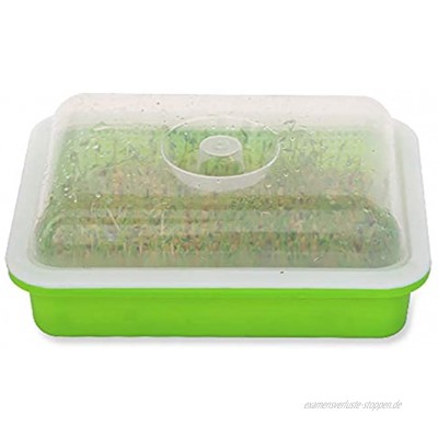 QQSS Keimschalen für Sprossen mit Deckel BPA-freies Keimungsset Für Sojabohnensprossen Züchter Weizengras Züchter Geeignet für Küche Balkon Garten