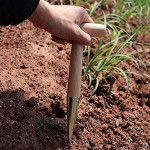 sevenjuly Garten Puncher Dibber Boden Stanzen Sämlingspflanz Seeding Werkzeug Zwiebelpflanzer Edelstahl Mit Griff