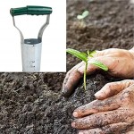 Zwiebelpflanzer Werkzeug Hand Birne Umpflanzmaschine Grass Stopfer Werkzeug mit Tiefe Mark für Garten Graben wieder füllt Einpflanzen Tulpen