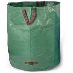 Fundwerk Garten-Abfallsack 272L & 500L im 2er Set | Die Gartenabfallsäcke sind bestens geeignet als Laubsack und für Grünschnitt | dunkelgrün