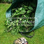 GardenMate 2X 400L Gartensack Professional aus robustem Polypropylen-Gewebe PP