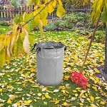 Yumira Gartensack große Kapazität Gartenabfallsack Tragbarer Hochleistungs Müllsack Gartenblattsack Zusammenklappbarer Mülleimer für Gartenabfälle Blätter Rasen Pflanzen