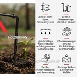 HOLZBRINK Start Set Gewächshaus Bewässerung Bewässerungssystem inkl. 50 m LDPE Verlegerohr 20 mm 6X Tropfer 8l h HTB-09-B-50