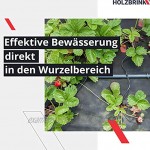 HOLZBRINK Start Set Gewächshaus Bewässerung Bewässerungssystem inkl. 50 m LDPE Verlegerohr 20 mm 6X Tropfer 8l h HTB-09-B-50