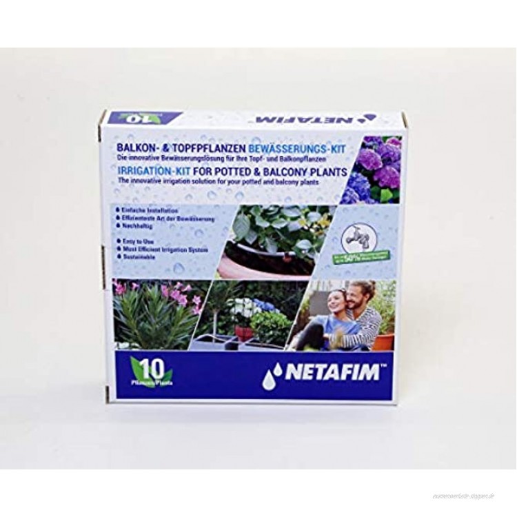 Netafim Balkon- und Topfpflanzen Bewässerungs-Kit