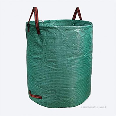 WGDPMGM Gartensäcke 300-Liter-Garten-Trash-Tasche mit großer Kapazität wiederverwendbarer Blatt-Taschen-Mülleimer Faltbarer Müllsammelbehälter Color : 1pc
