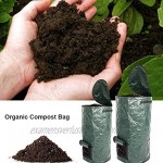 Athemeet Compost Tasche Compost-Beutel für Gartenkomposter Bin PE Umwelthausgemachte Bio-Ferment Entsorgung für für Garten-Yard