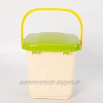 SHIOUCY Küche Komposteimer 9L Abfall Fermer PP Material Kompostbehälter Küchenkomposter