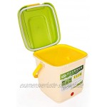 SHIOUCY Küche Komposteimer 9L Abfall Fermer PP Material Kompostbehälter Küchenkomposter