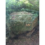 Sia Laub & Rasenschnitt Komposter XXL über 360 Liter Füllvolumen grün