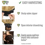 Urban Worm Bag Komposteimer Version 2 ohne Rahmen – Erstellen und Ernten von Wurmgüssen schnell mit einer atmungsaktiven Wurmfarm