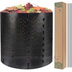 Zodight Kompostbehälter für den Außenbereich erweiterbarer Komposter einfache Montage großes Fassungsvermögen schnelle Erzeugung von fruchtbarem Boden