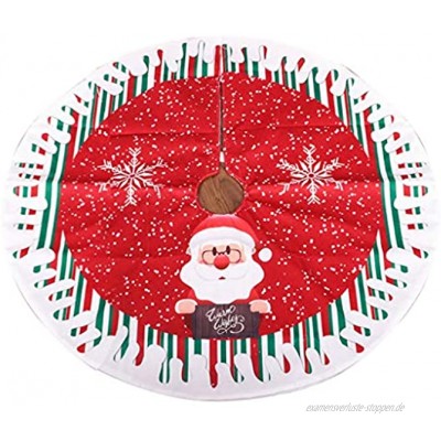 BAULMD 80cm Plüsch Weihnachtsbaum Decke Abdeckung Weihnachtsbaum Deko mit Christbaumständer Teppich Weihnachtsbaum Röcke mit Weihnachtsbaumdecke Elch