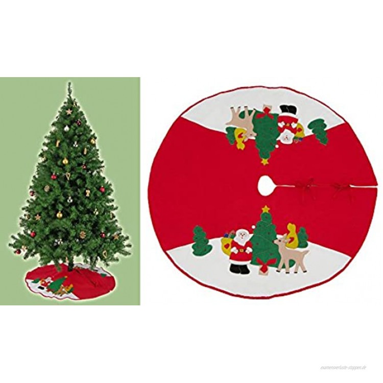 Best-Accessoires4All Weihnachtsdecke Weihnachtsbaumdecke Decke für Tannenbaum Unterlegdecke Baumdecke