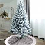 Homo Trends Weihnachtsbaumrock 89,9 cm grauer Plüschstoff Baumrock für Weihnachten Heimdekorationen