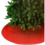 MIK Funshopping Weihachtsbaumdecke aus Fleece Ø 118 cm rot