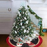 OldPAPA Weihnachtsbaum Rock 120CM Weihnachtsbaumrock Sankt und Schneemann-Muster-Leinwand Weihnachtsbaum Decke für Xmas Party Urlaub Dekorationen