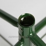 Ouvin 50 cm 3.2 cm Durchmesser Weihnachtsbaumständer 4 Füße Metall-Halterung Gummifüße mit Fingerschraube metall grün Large