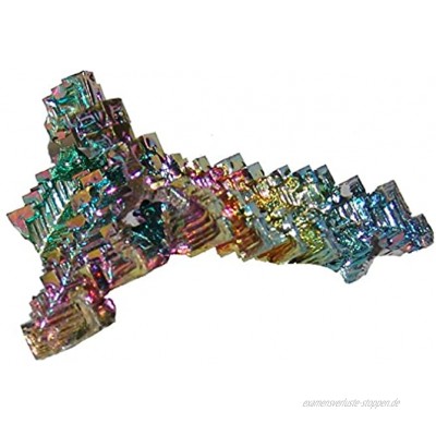 1 Stück Wismut Bismut Kristall syntetisch 35-40 mm schön bunt glänzend.4949