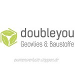 Doubleyou Geovlies & Baustoffe 5 kg Carrara Kies Marmorkies weiß Körnung 40-60 mm