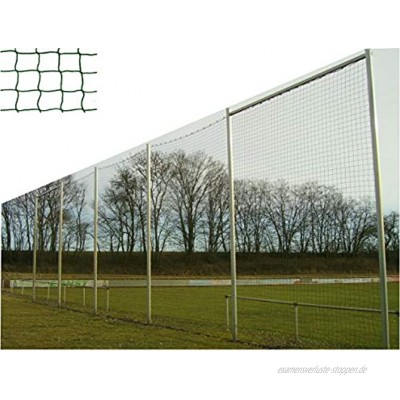 Konege Ballfangnetz Höhe 3,0m Länge wählbar 12,0cm Kordel 3,0mm randverstärkt grün