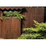MC.Sammler Weidenmatte Sichtschutz Zaun für Balkon und Terrasse Weidenzaun in 22 Größen 100 x 500 cm Holz Sichtschutzmatte für Haus und Garten