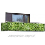 WENKO Sichtschutz Wilder Wein 5 m für Balkon und Terrasse Polyethylen 85 x 500 cm Mehrfarbig