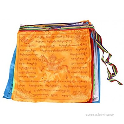 STOBOK maha Bodhi Tibetan Wind Pferd lungta gebetsfahnen dekorative Banner gebetsmeditation liefert Buddhismus zubehör Packung mit 20