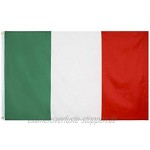 stormflag Italien-Flaggen 90 x 150 cm Polyester-Seide 90 g mit Ösen doppelt genäht.