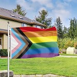 Ukuding Regenbogen Rainbow LGBT Gay Flagge Wetterfeste Fahnen Und Flaggen Mit Messing-Ösen 60x90 cm