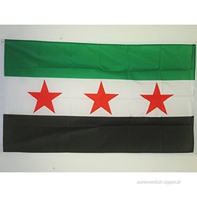 AZ FLAG Flagge FREIE SYRISCHE Armee 150x90cm SYRIEN Fahne 90 x 150 cm flaggen Top Qualität