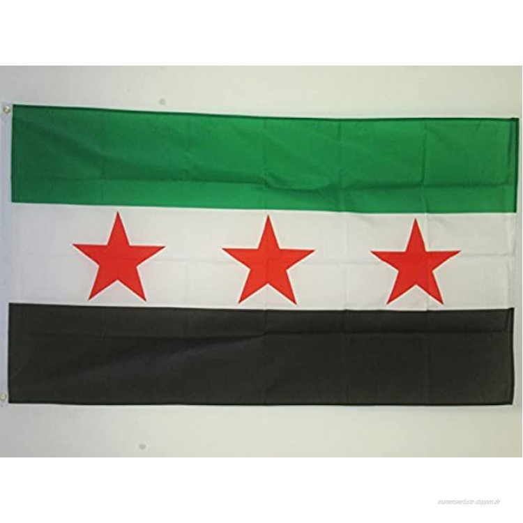 AZ FLAG Flagge FREIE SYRISCHE Armee 150x90cm SYRIEN Fahne 90 x 150 cm flaggen Top Qualität