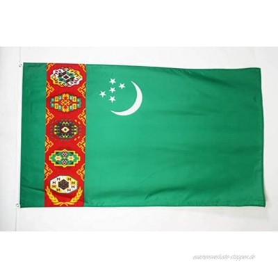 AZ FLAG Flagge Turkmenistan 150x90cm TURKMENISCHE Fahne 90 x 150 cm flaggen Top Qualität