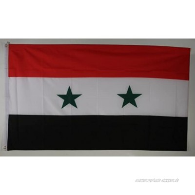 Buddel-Bini Flagge Fahne ca. 90x150 cm : Syrien Nationalflagge Nationalfahne