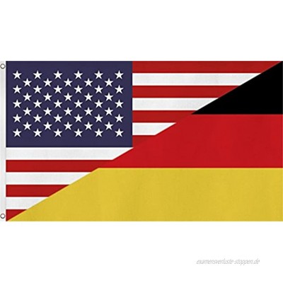Fahne Flagge Deutschland USA NEU 90 x 150 cm Farbe Deutschland USA