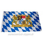 Fahne Flagge Freistaat Bayern Löwe Schrift 60 x 90 cm