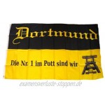 Fahne Flagge Fußball Dortmund NEU 90 x 150 cm Flaggen