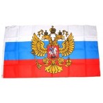 Fahne Flaggen RUSSLAND WAPPEN 150x90cm