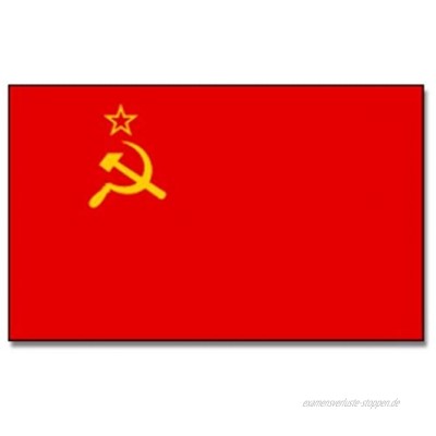 Flaggenking UdSSR Sowjetunion Flagge Fahne wetterfest mehrfarbig 150 x 90 x 1 cm