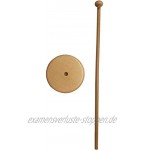 flaggenmeer® Tischbannerständer Holz naturhell Flachfuß 11 cm ca. 42 cm hoch