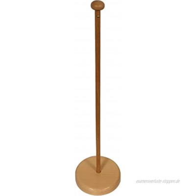 flaggenmeer® Tischbannerständer Holz naturhell Flachfuß 11 cm ca. 42 cm hoch