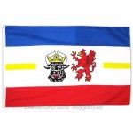 MM Mecklenburg-Vorpommern Flagge Fahne 150 x 90 cm wetterfest mehrfarbig 16195