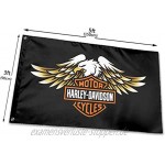 N A LLMMM Harley Davidson Fahnen Flagge Flag Banner Polyester Material Gartenbalkon Gartendekoration Im Freien 90x150cm