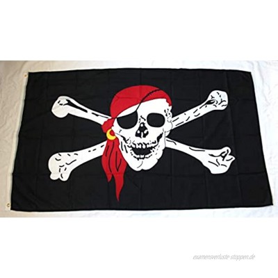 Piraten Flagge 150x90 Polyester stabile Hissflagge #1 Bandana